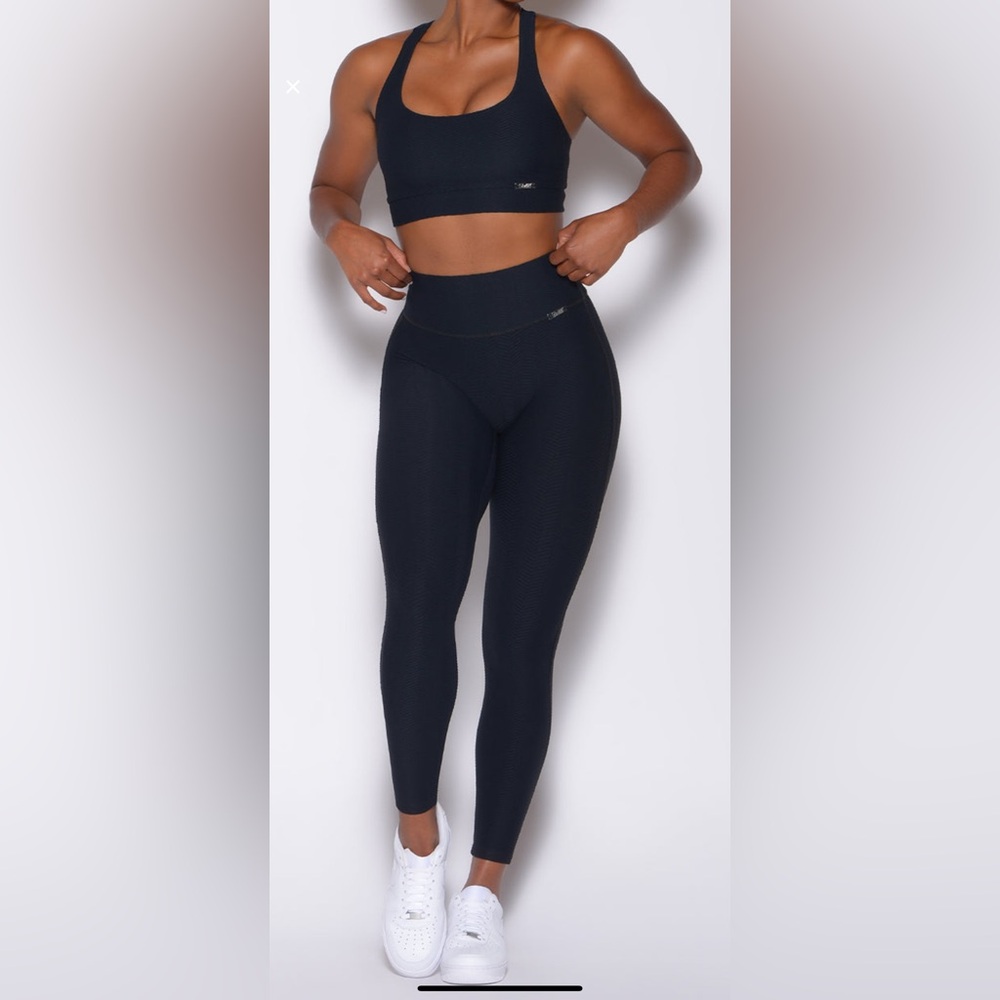Bombshell Sportswear Chevron Leggings XS - Black